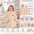 The Toffee Oversized Personalised Hoodie