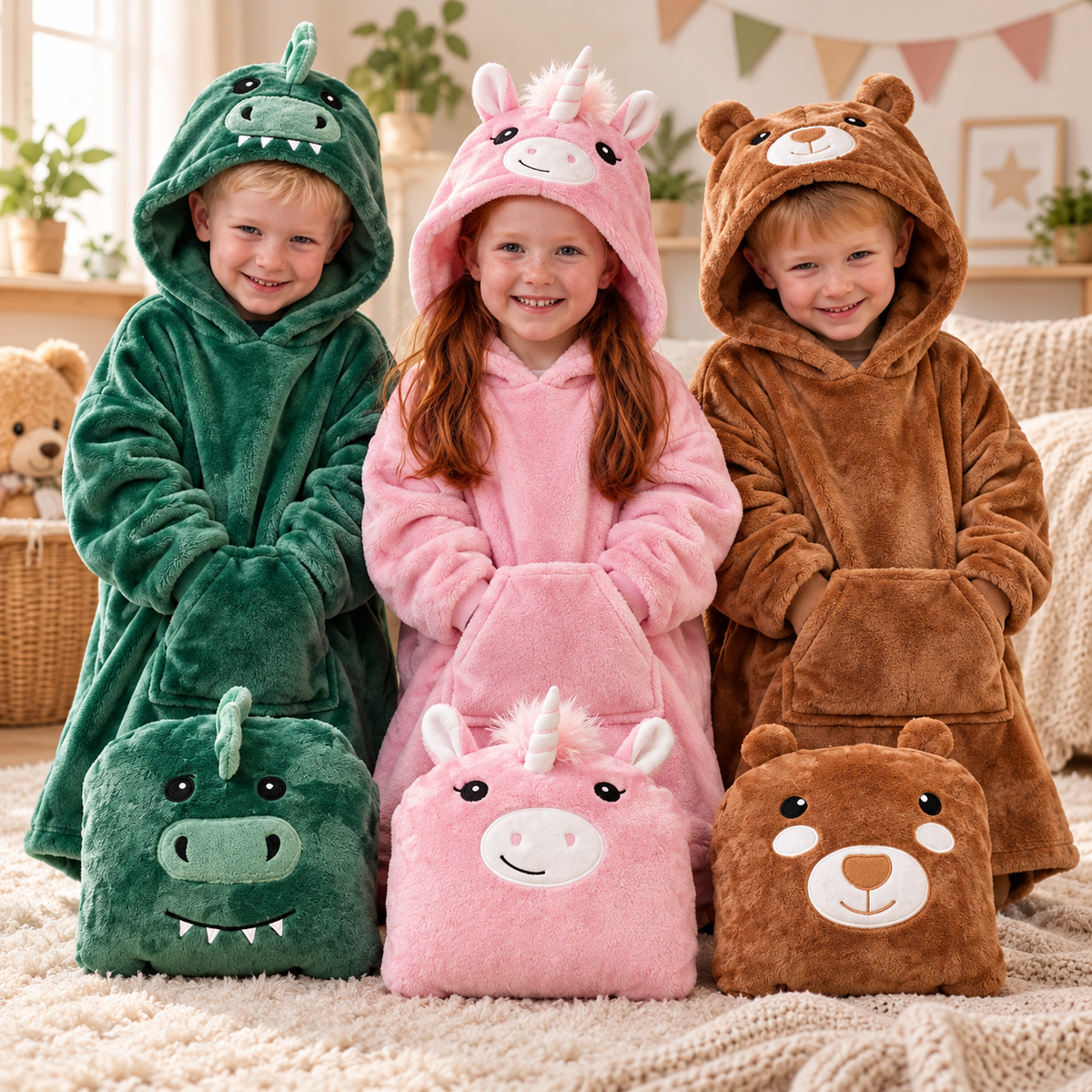 Character Cuddle Hooded Blanket