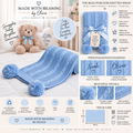 The Beau Pom Pom Knitted Wrap - Made With Meaning by Olivia