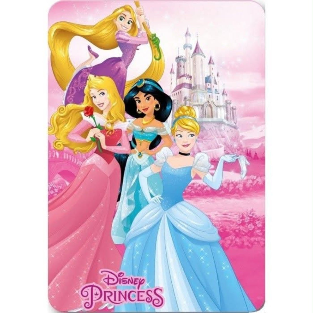 Disney Princess kids character blanket reference image