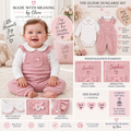 The Elodie Velour Dungaree Set - Made With Meaning by Olivia