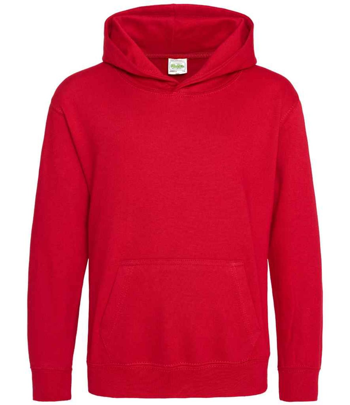 Everyday Kids Hoodie in Fire Red