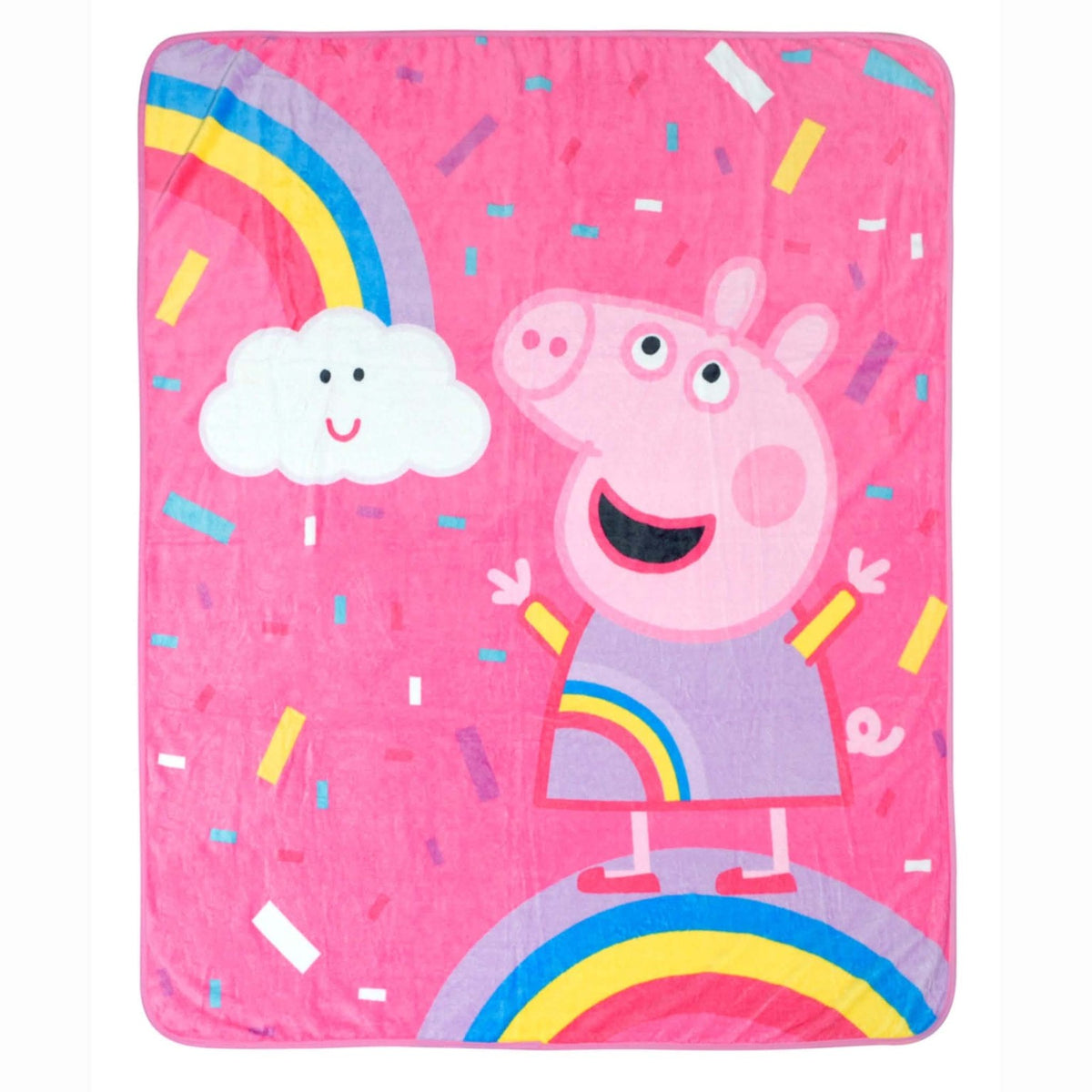 Peppa Pig kids character blanket reference image