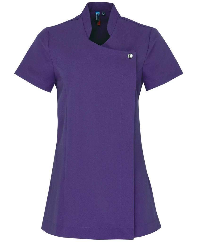 The Signature Workwear Tunic in purple - front