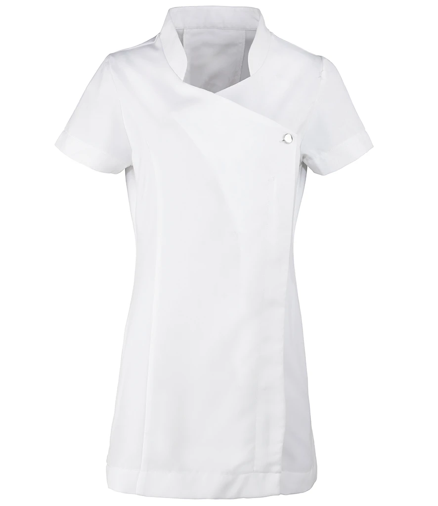 The Signature Workwear Tunic in white - front